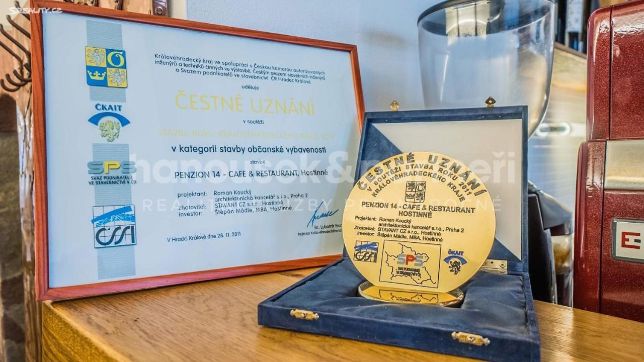Penzion A Restaurace 14 Hostinne  Bagian luar foto